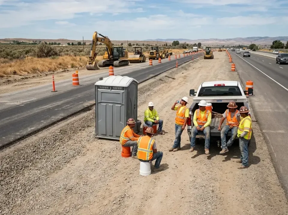 highway-road-construction-crew-007 — frequently asked questions, Porta Potty and Restroom Rentals in Benicia, CA